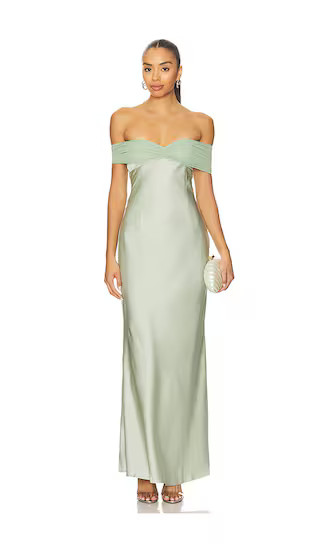 Kadie Maxi Dress in Keylime | Revolve Clothing (Global)