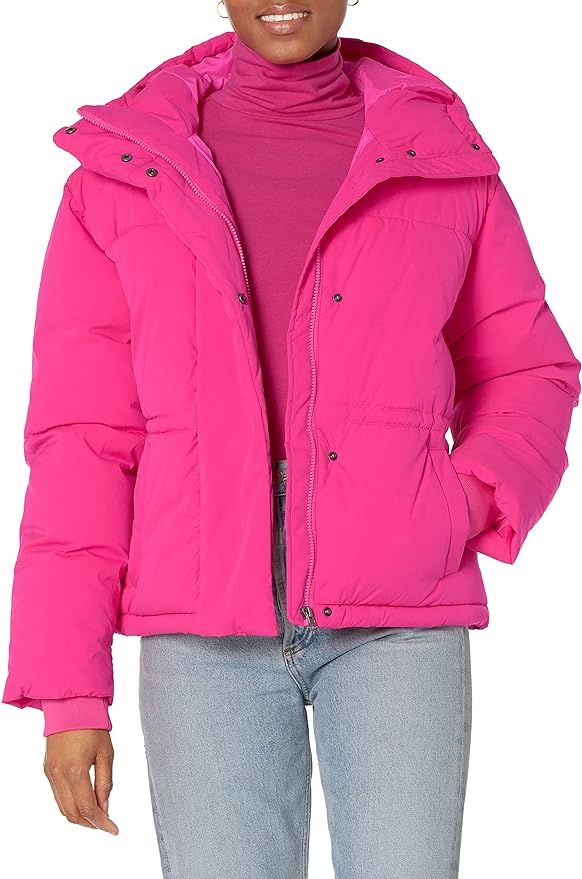 Amazon Essentials Women's Short Waisted Puffer Jacket (Available in Plus Size) | Amazon (US)