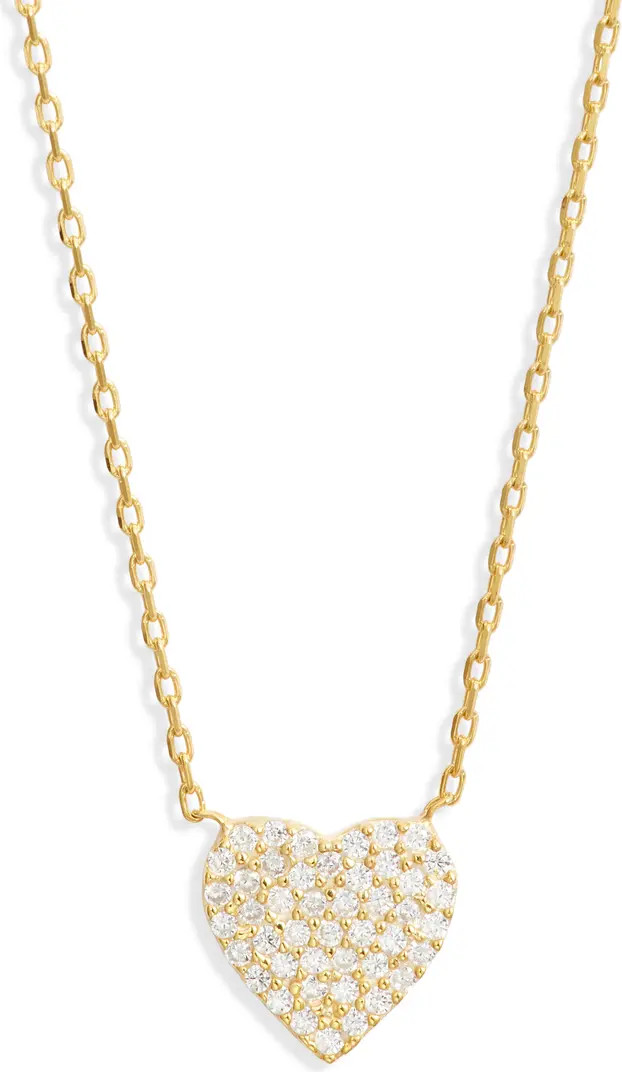 Mini Pavé Heart Pendant Necklace | Nordstrom