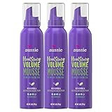 Aussie Mousse, with Bamboo & Kakadu Plum, Headstrong Volume, For Fine Hair, 6 fl oz, Triple Pack | Amazon (US)