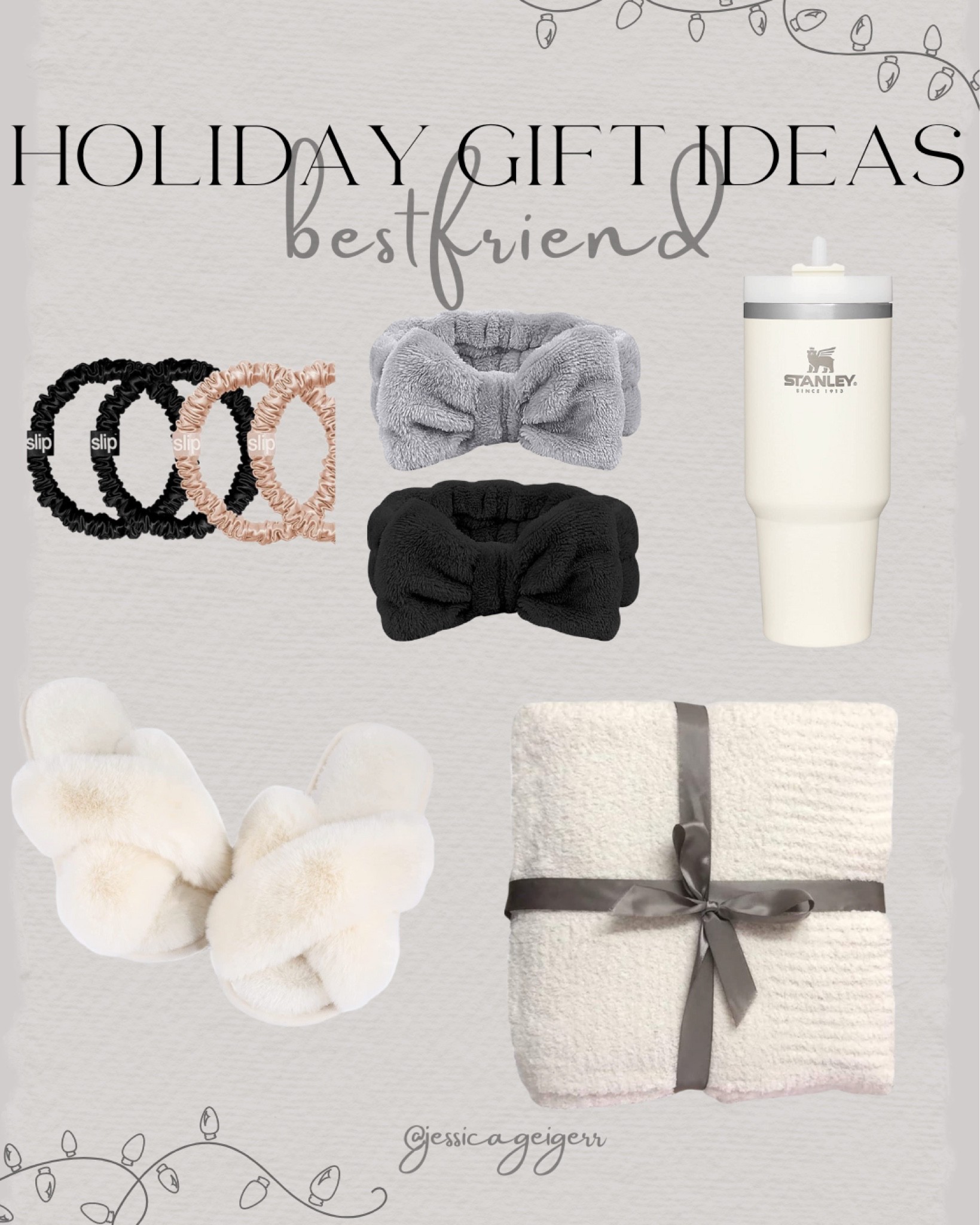 Holiday Gift Ideas, Best friend gift, Stanley cup, blanket, slippers, hair tie, facial head band, Holiday shopping, Amazon shopping, Amazon, Gift ideas, Best friend 

#LTKunder50 #LTKHoliday #LTKSeasonal