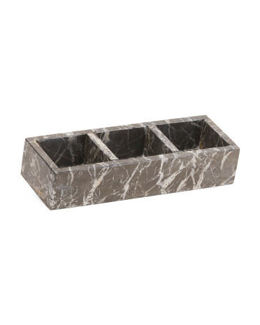 Marble Three Section Vanity Tray | TJ Maxx
