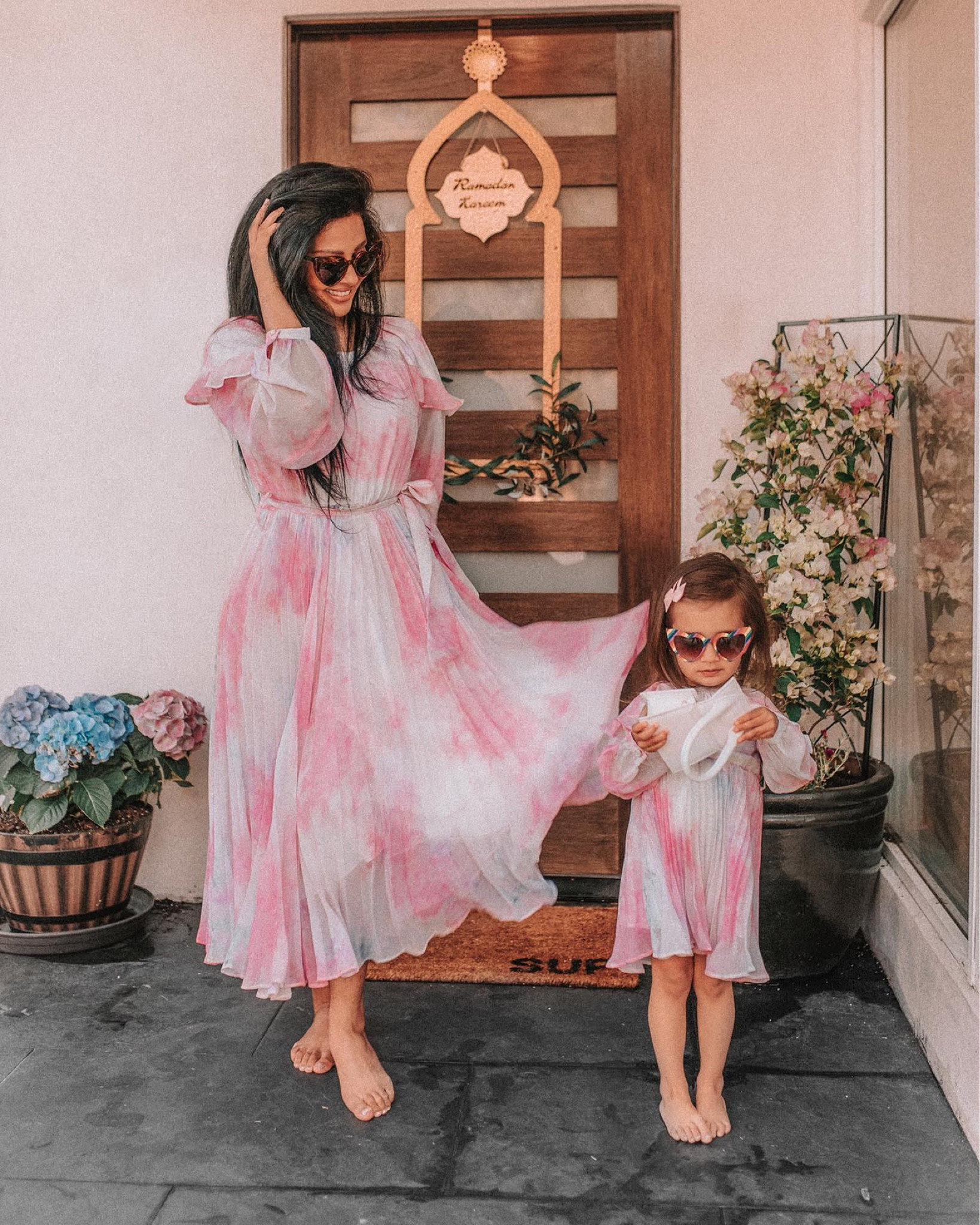 Mommy and me tie dye cotton candy dresses! Ramadan Mubarak eid door greeting sign 

#LTKfamily #LTKkids #LTKbaby