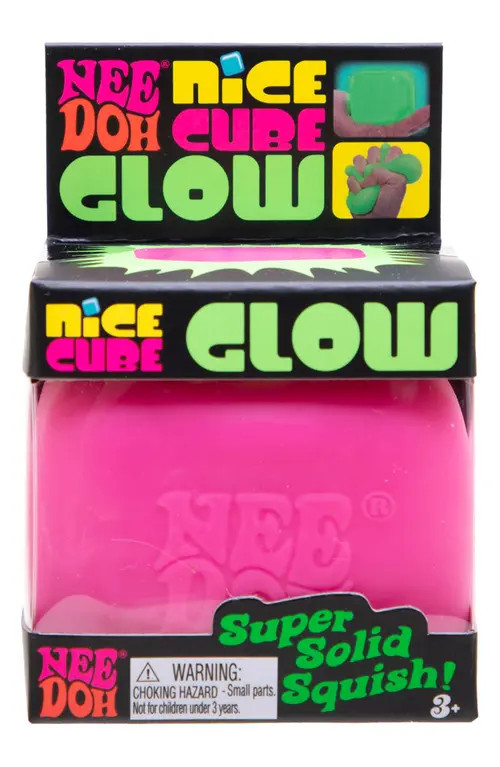 Schylling NeeDoh Glow Nice Cube Mystery Toy in Random Color at Nordstrom | Nordstrom