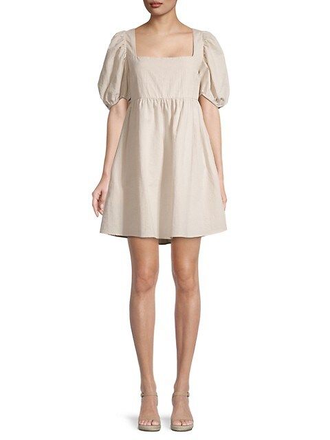 ​Aimee Puff Sleeve Babydoll Dress | Saks Fifth Avenue OFF 5TH