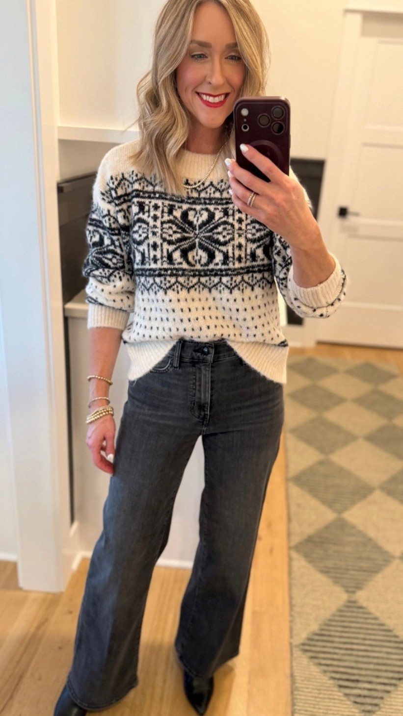 Last week’s favorite item…wide leg jeans from Frame! 

#LTKWorkwear #LTKHoliday #LTKOver40