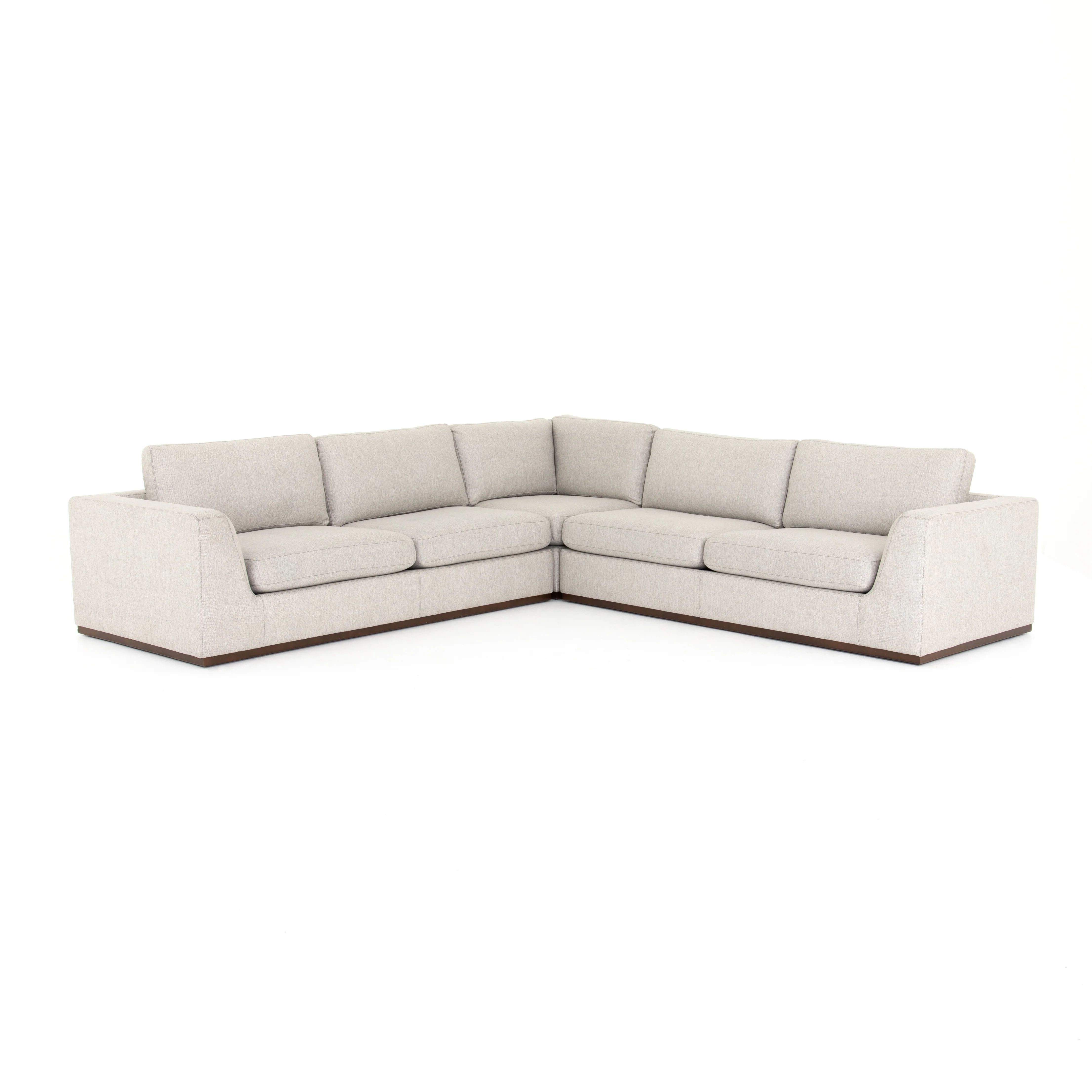 Colt 3 Piece Sectional in Various Colors | Burke Decor