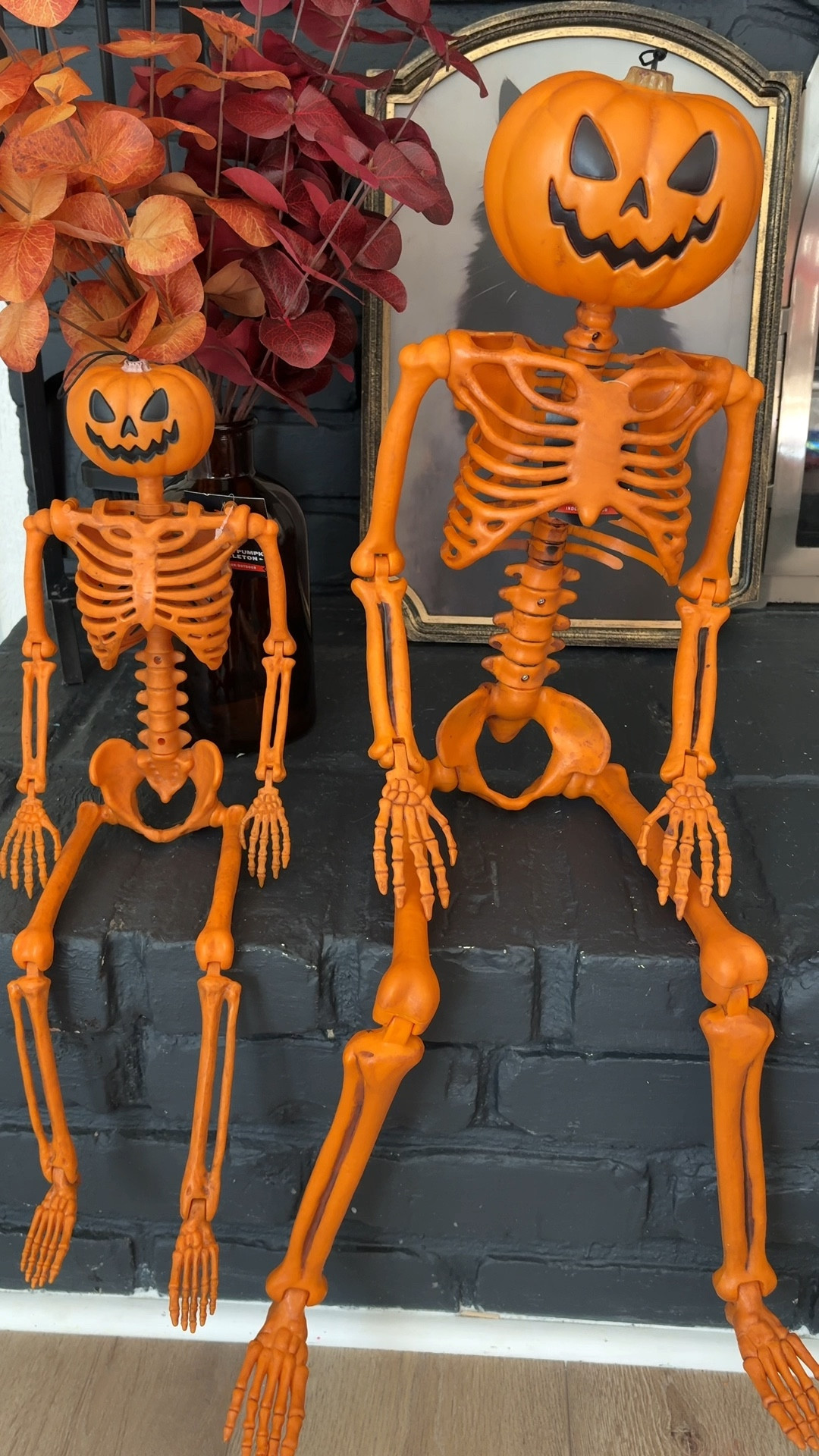 Spooky + cute = my favorite Halloween combo 🎃🖤 These pumpkin head skeletons from Target are too good to pass up! They come in two styles and are perfect for adding a playful, creepy touch to your fall decor. 👻 Tap to shop before they vanish into the night! ✨ #TargetHalloween #HalloweenDecor #PumpkinHeadSkeleton #FallDecor #LTKHome

#LTKHome #LTKSeasonal #LTKautumn