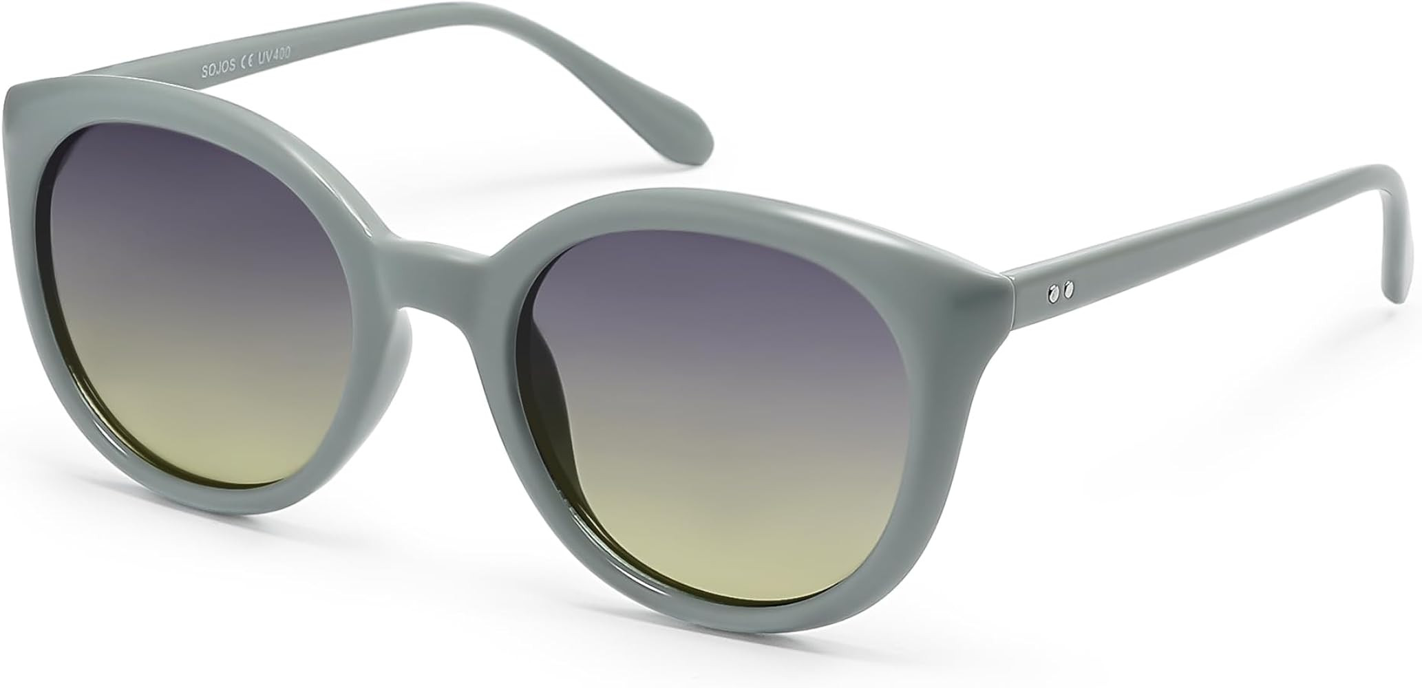 SOJOS Small Round Polarized Sunglasses for Women Men Vintage Style UV400 Lens SJ2259 | Amazon (US)