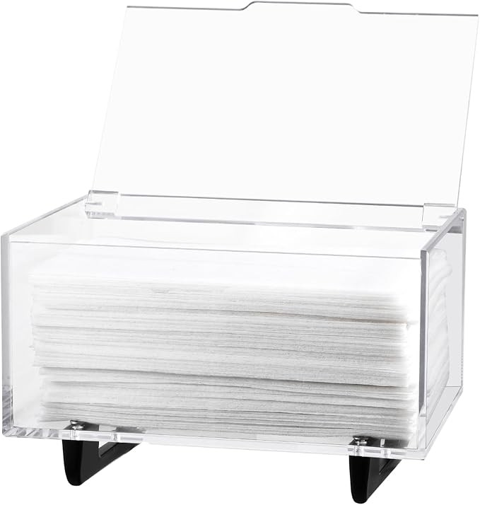 rejomiik Dryer Sheet Holder Acrylic Dryer Sheets Container Dispenser for Laundry Room Decor, Stor... | Amazon (US)