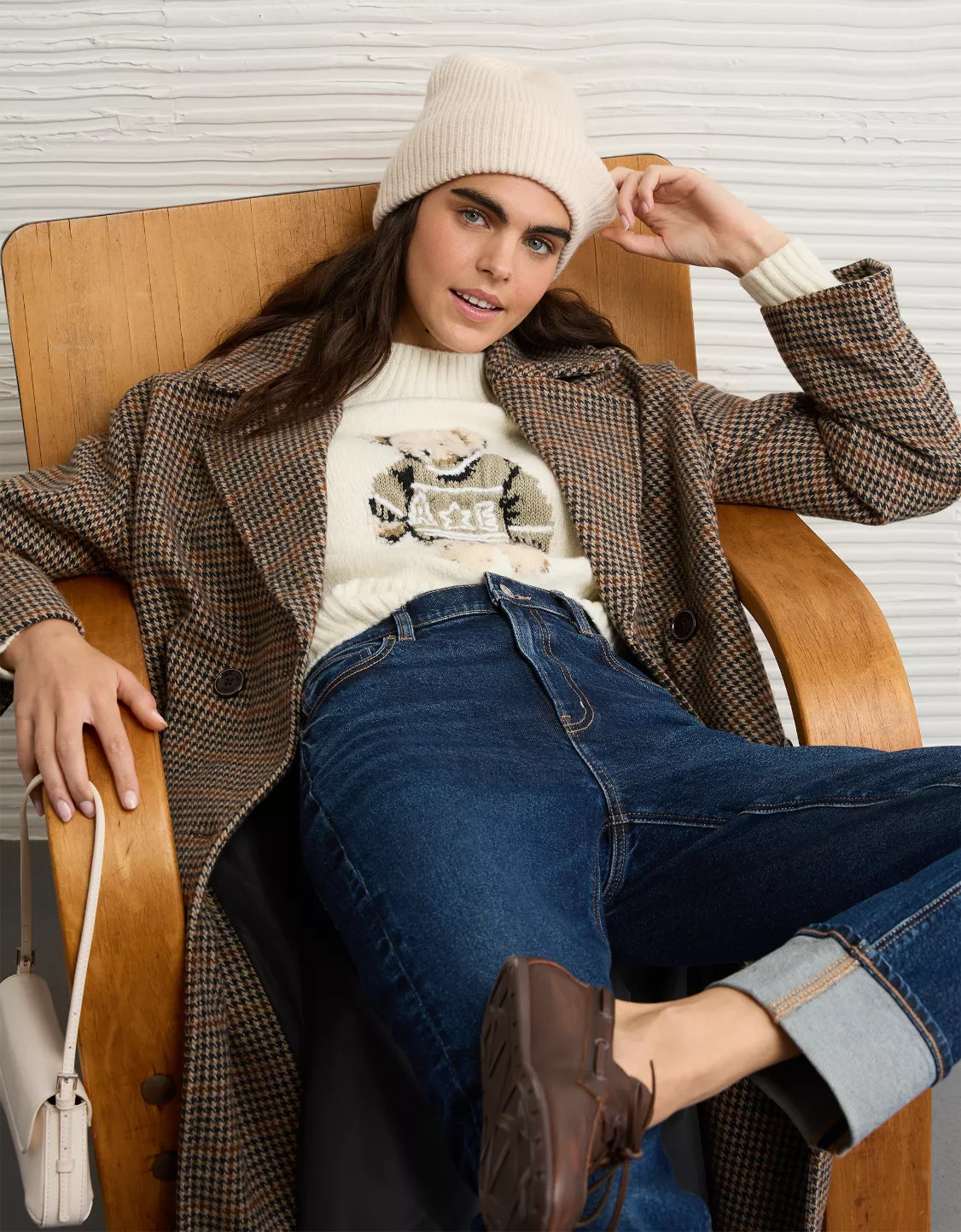 AE Wool Blend Topcoat | American Eagle Outfitters (US & CA)