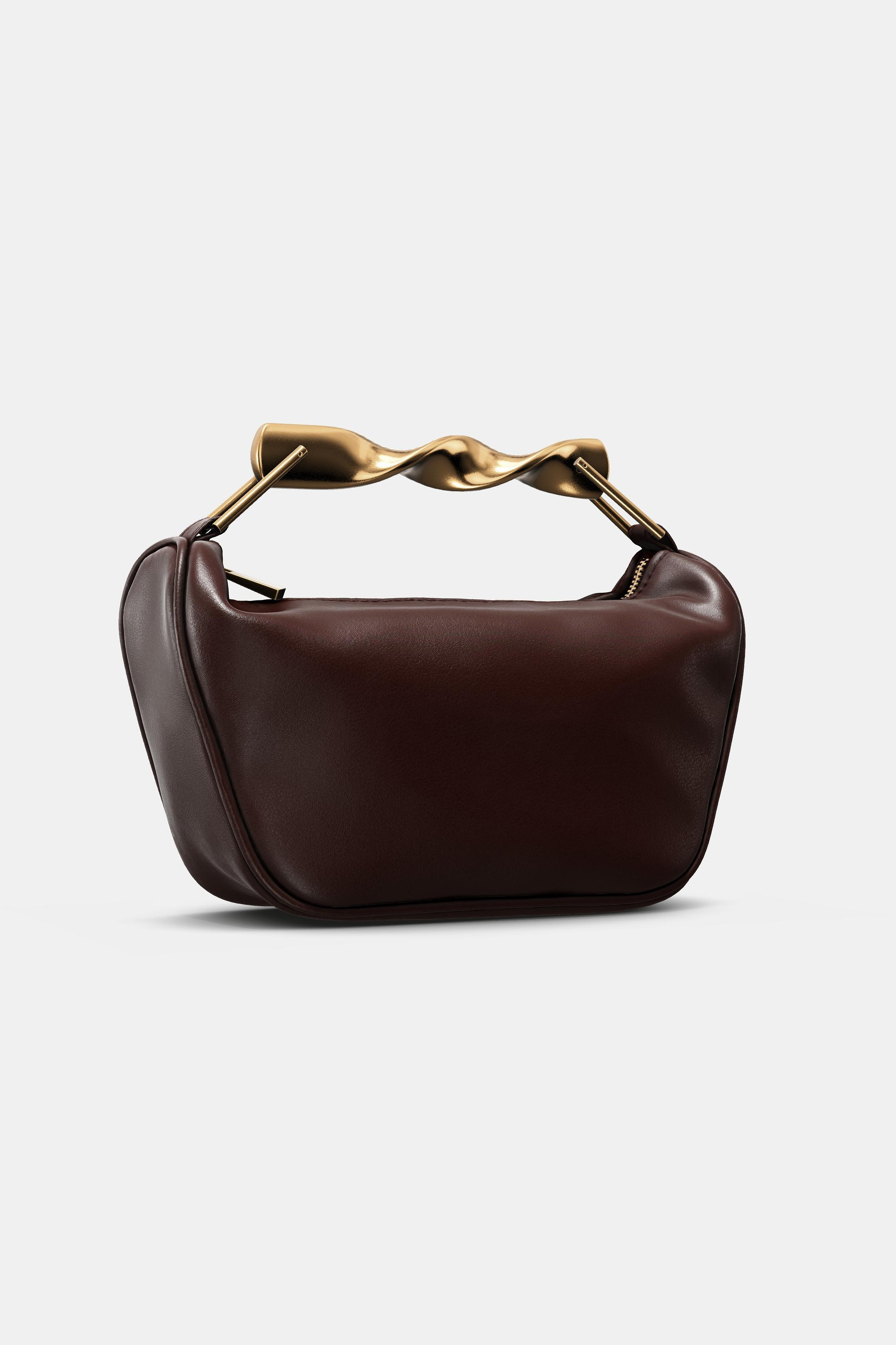 MINI HANDBAG WITH METALLIC HANDLE | Zara Canada
