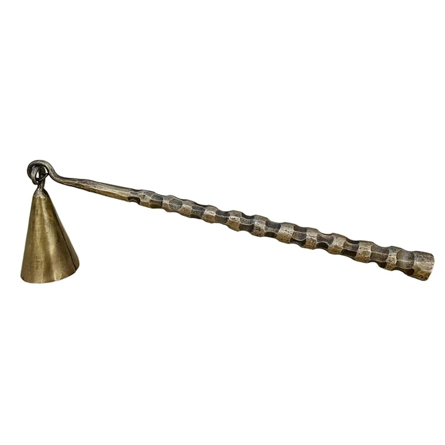 Living Ideas Hand Forged Metal Candle Snuffer - Wrought Iron Handmade Candle Extinguisher with Cl... | Amazon (US)