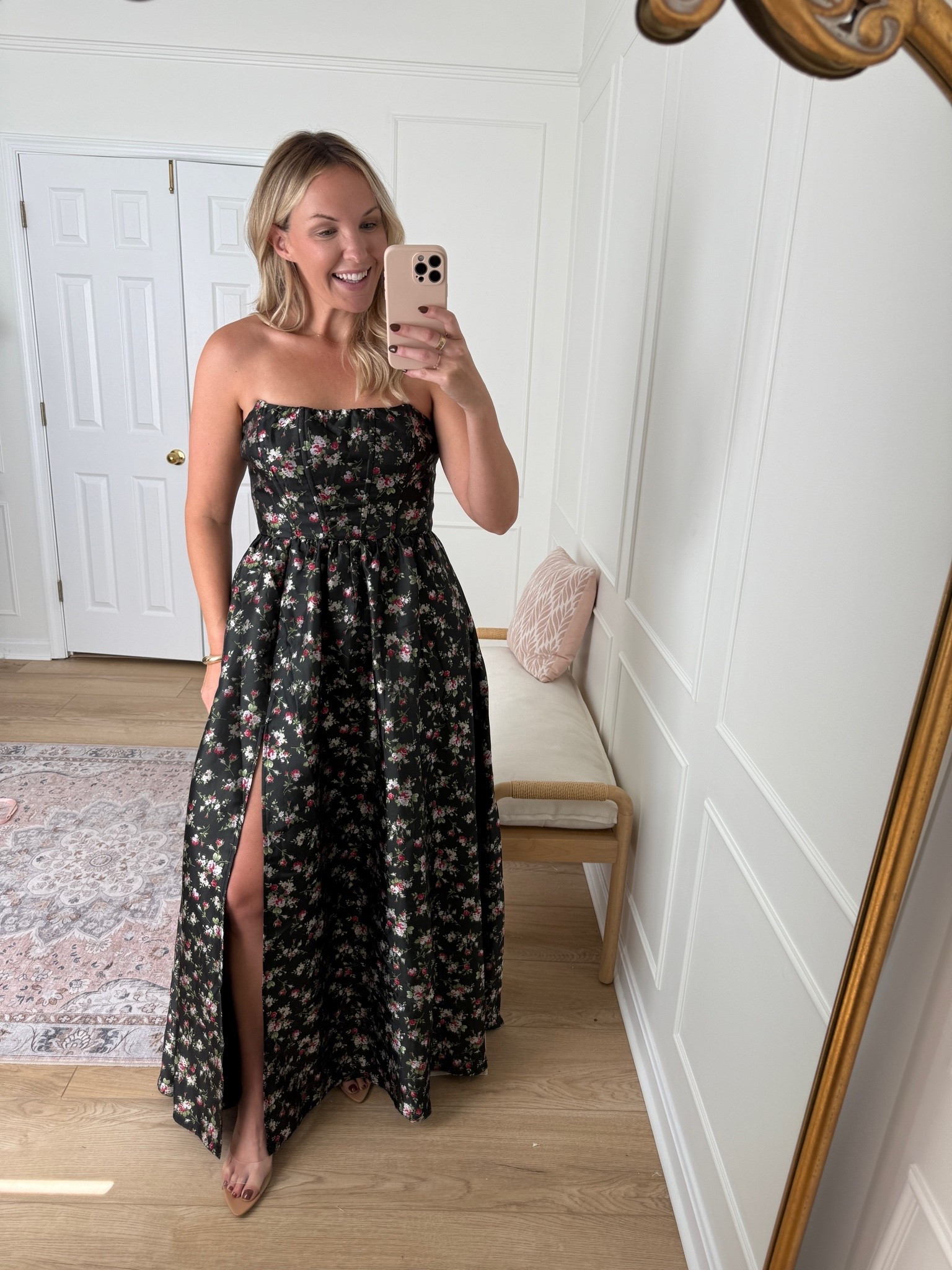 Fall wedding guest dress! Formal dress - wearing a large

#LTKMidsize #LTKWedding