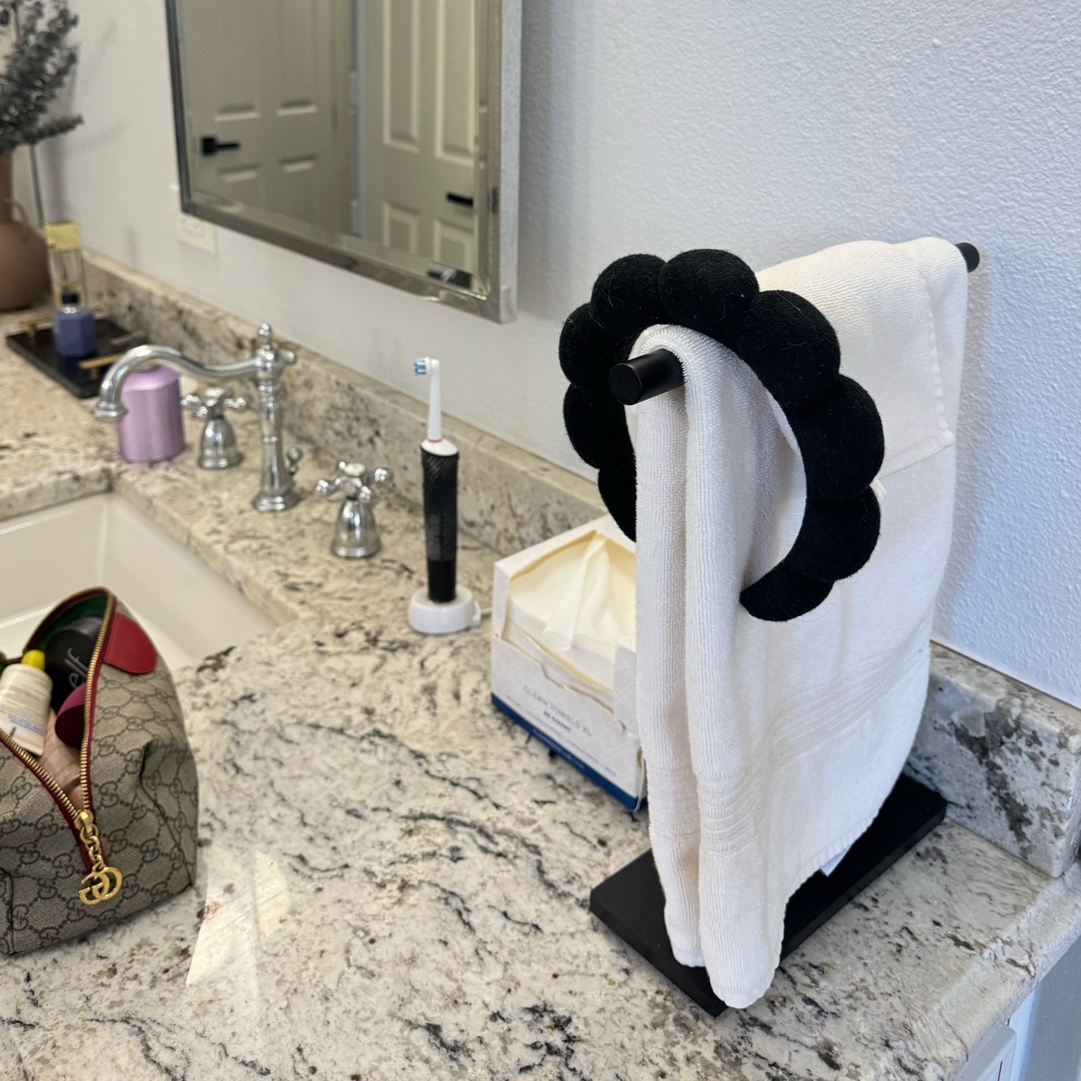 best towel holder if you don’t want to drill more holes in the wall!!! 

#LTKHome #LTKStyleTip #LTKFindsUnder50