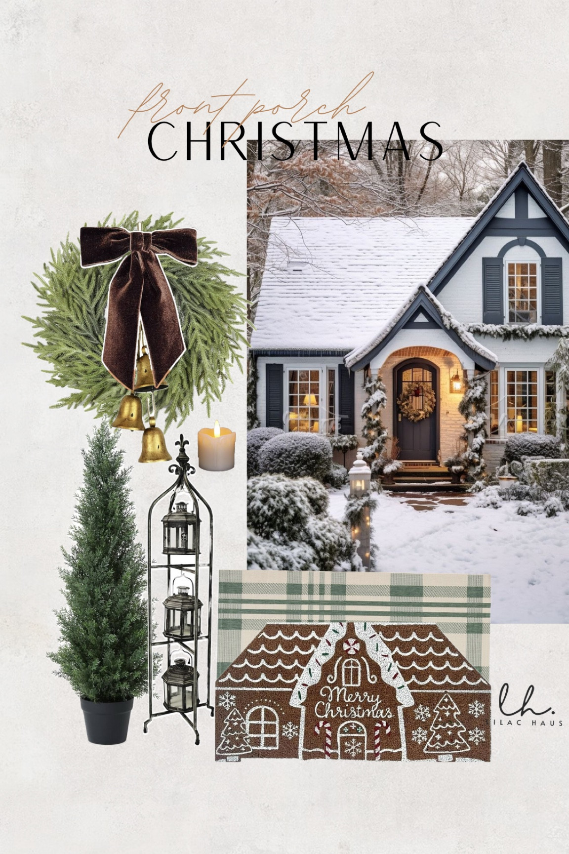 Timeless Christmas front porch from Amazon! 

#LTKHome #LTKSeasonal #LTKHoliday