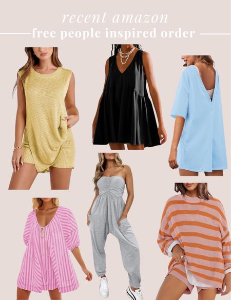 Free People inspired Amazon haul!! So excited for these bump-friendly pieces to come in! 

Got a medium in all!

#LTKBump