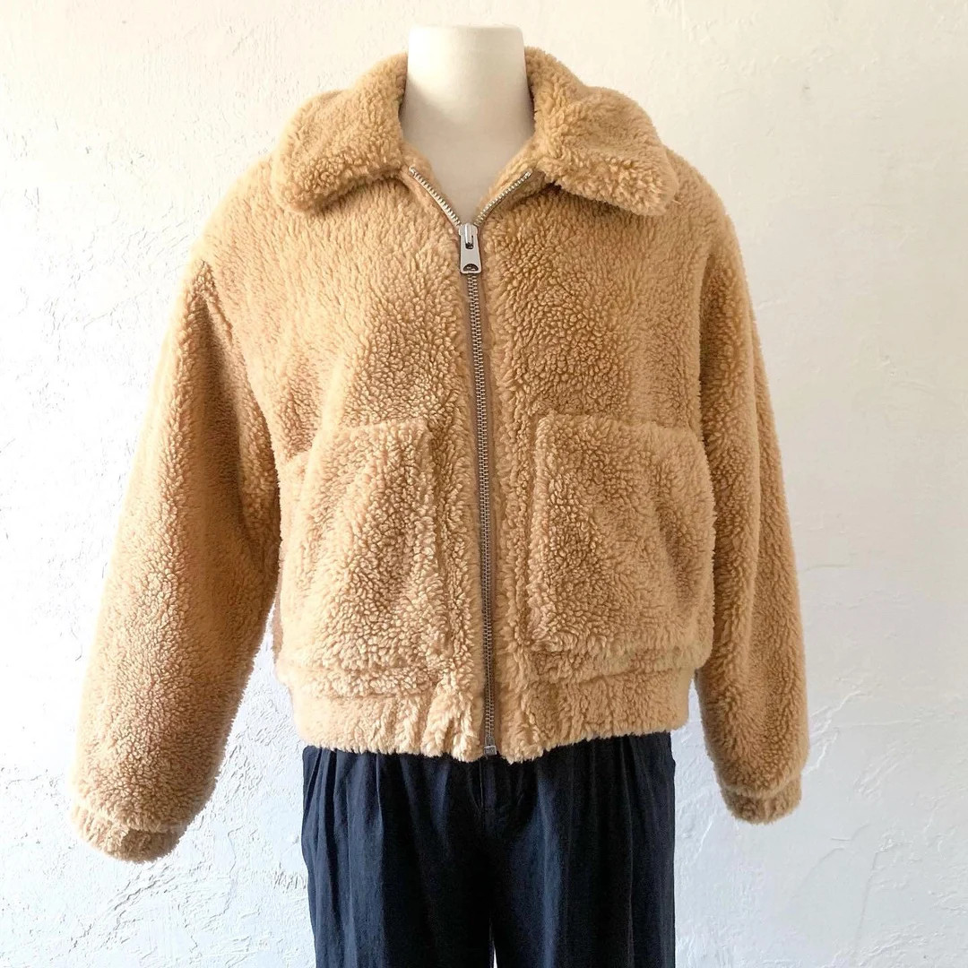 Urban Outfitters fleece bomber | Etsy (US)