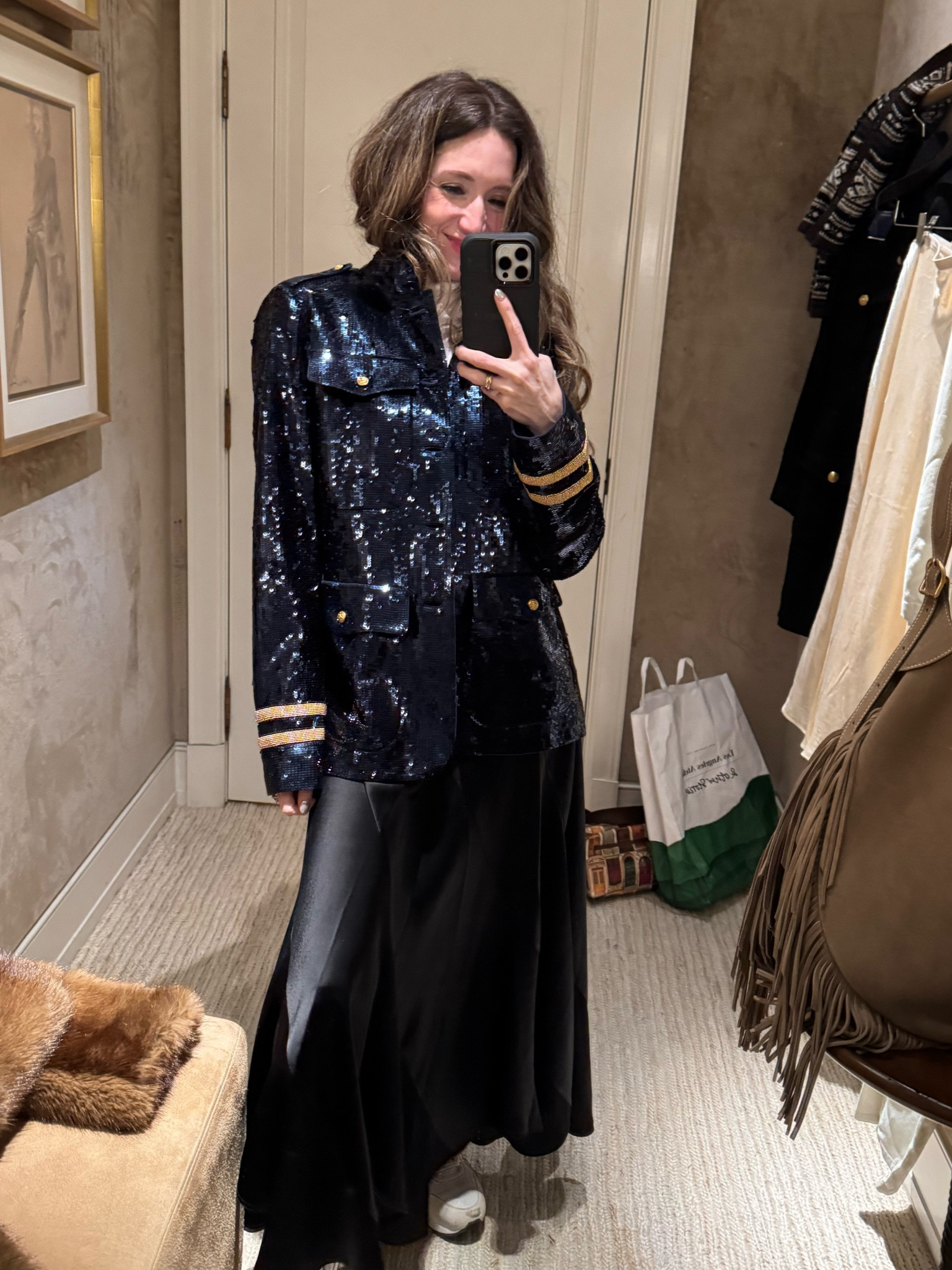 Fun sequin jacket by Ralph Lauren! 

#LTKStyleTip #LTKParties #LTKGiftGuide