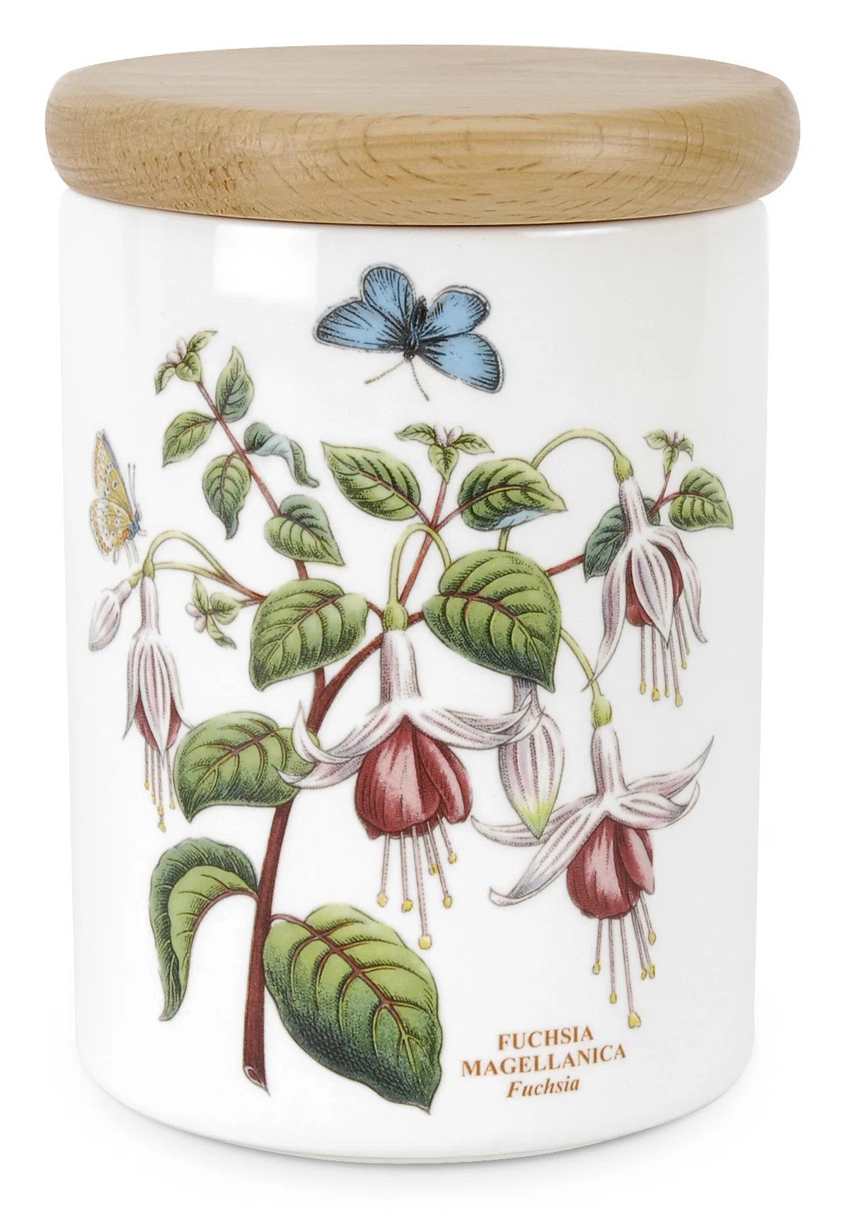 Portmeirion Botanic Garden 5.5" Airtight Canister Fuchsia | Wayfair North America