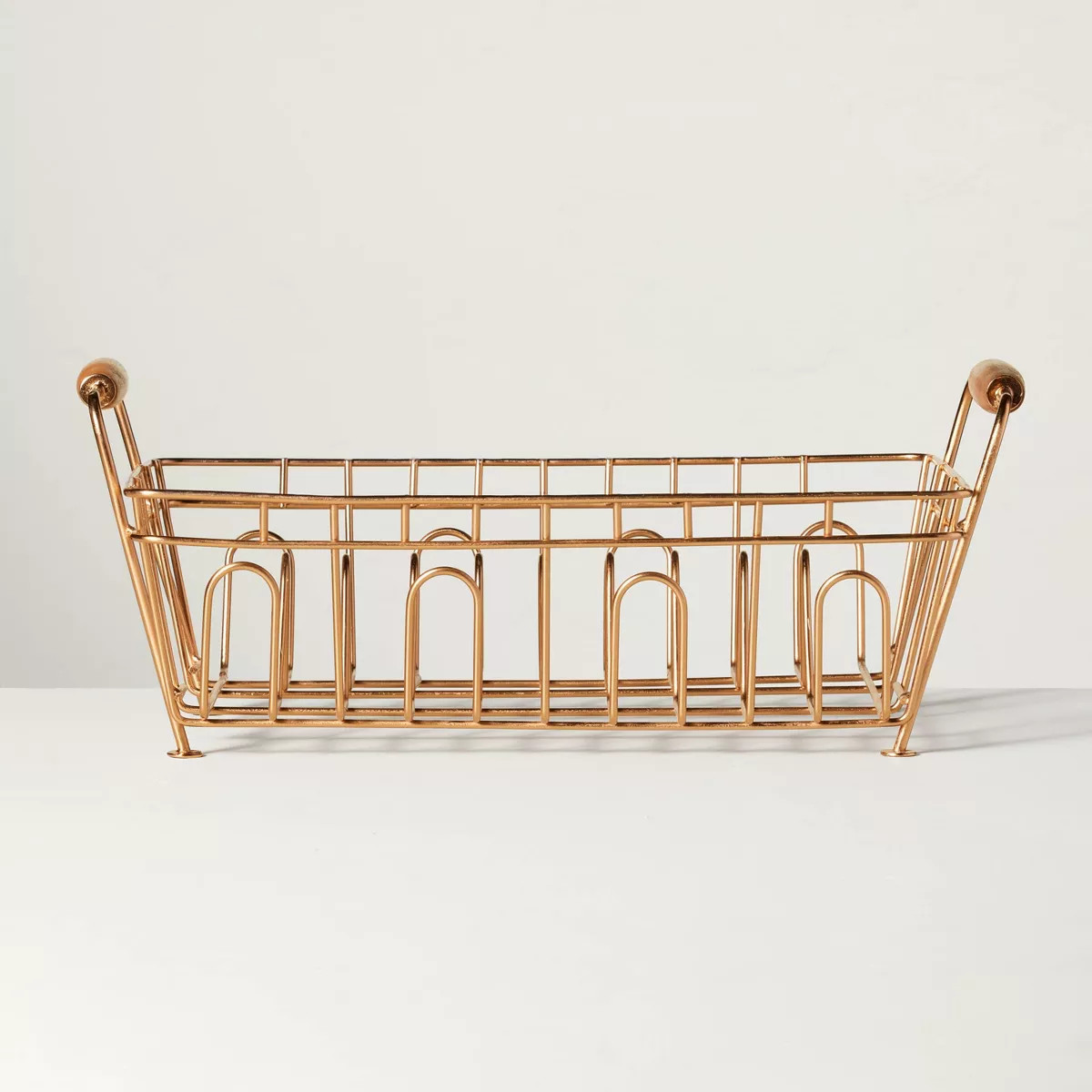 Metal Drying Rack Copper Finish - Hearth & Hand™ with Magnolia: Freestanding Iron & Wood, Count... | Target