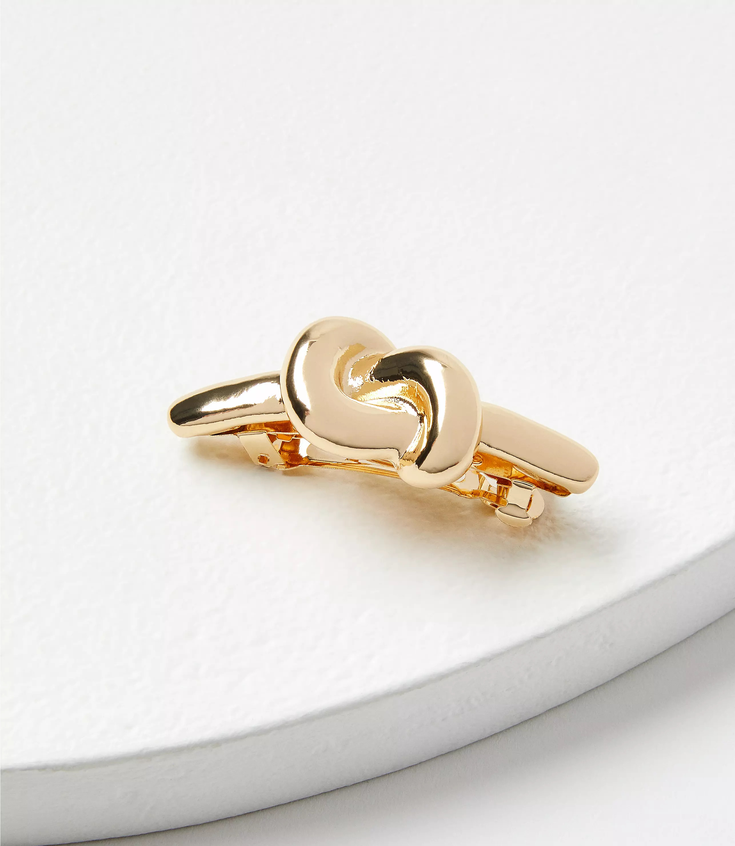 Metal Knot Barrette | LOFT