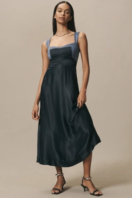 The Jocelyn Sleeveless Slip Midi Dress by Maeve | Anthropologie (US)