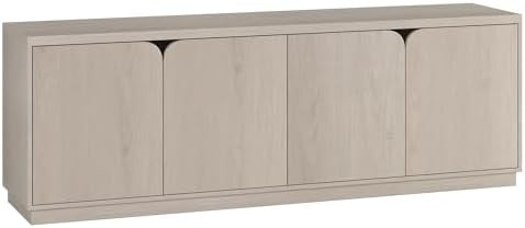 Henn&Hart TV Stand for TVs up to 78'' with Concealed Storage Cabinets and Adjustable Shelves for ... | Amazon (US)