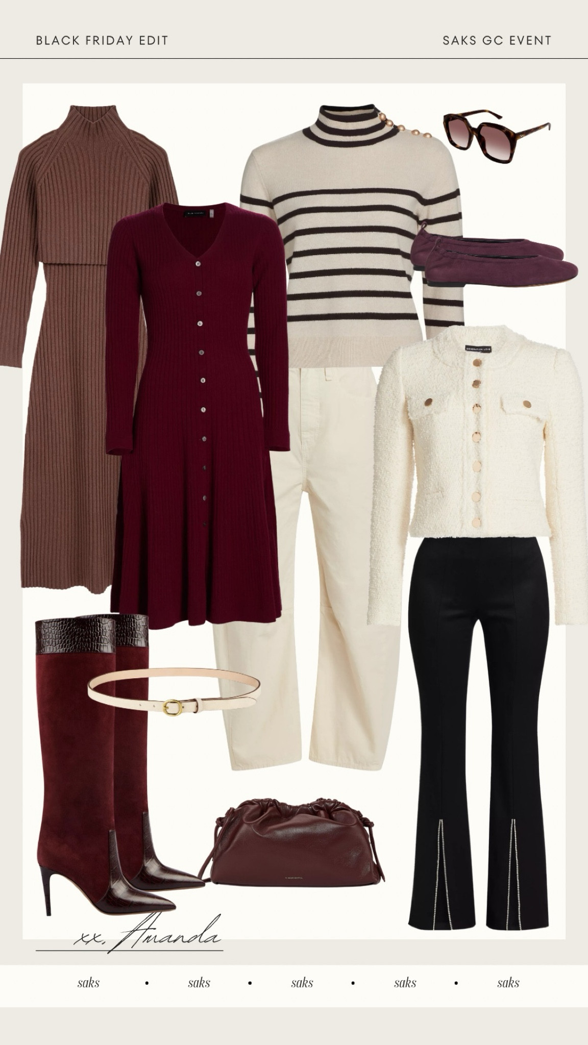 Saks friends and family sale!

#LTKSaleAlert #LTKHoliday #LTKGiftGuide