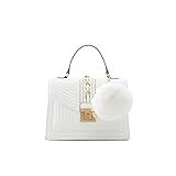 ALDO Women's Regular Jerilini Top Handle Bag, Other White | Amazon (US)