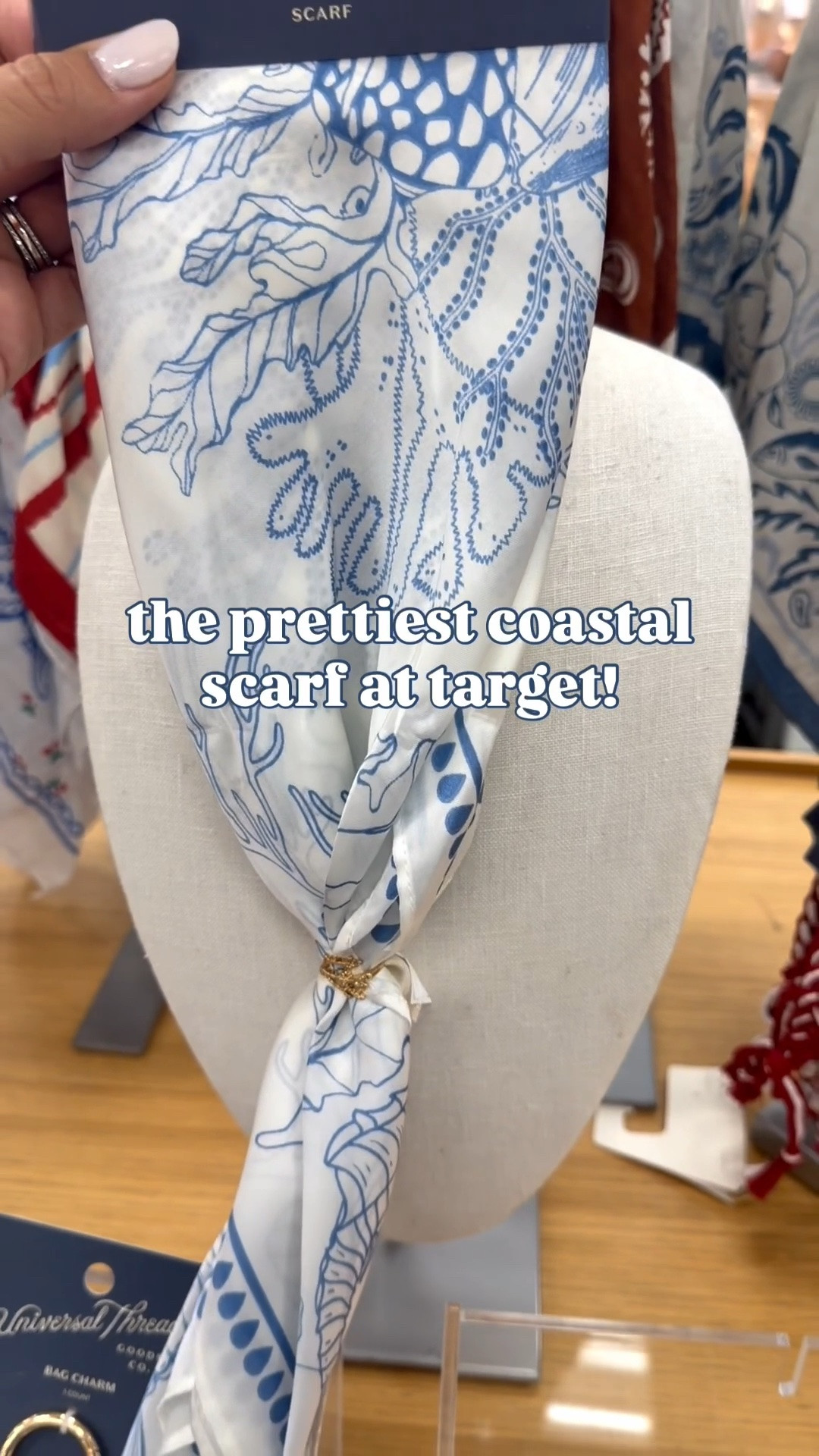 Loving all the blue, white and red coastal scarves at Target! 🤍⚓️ Perfect for Memorial Day, 4th of July or everyday wear. So on trend and can be tied around your neck, used as a belt or work in your hair.

#LTKSeasonal