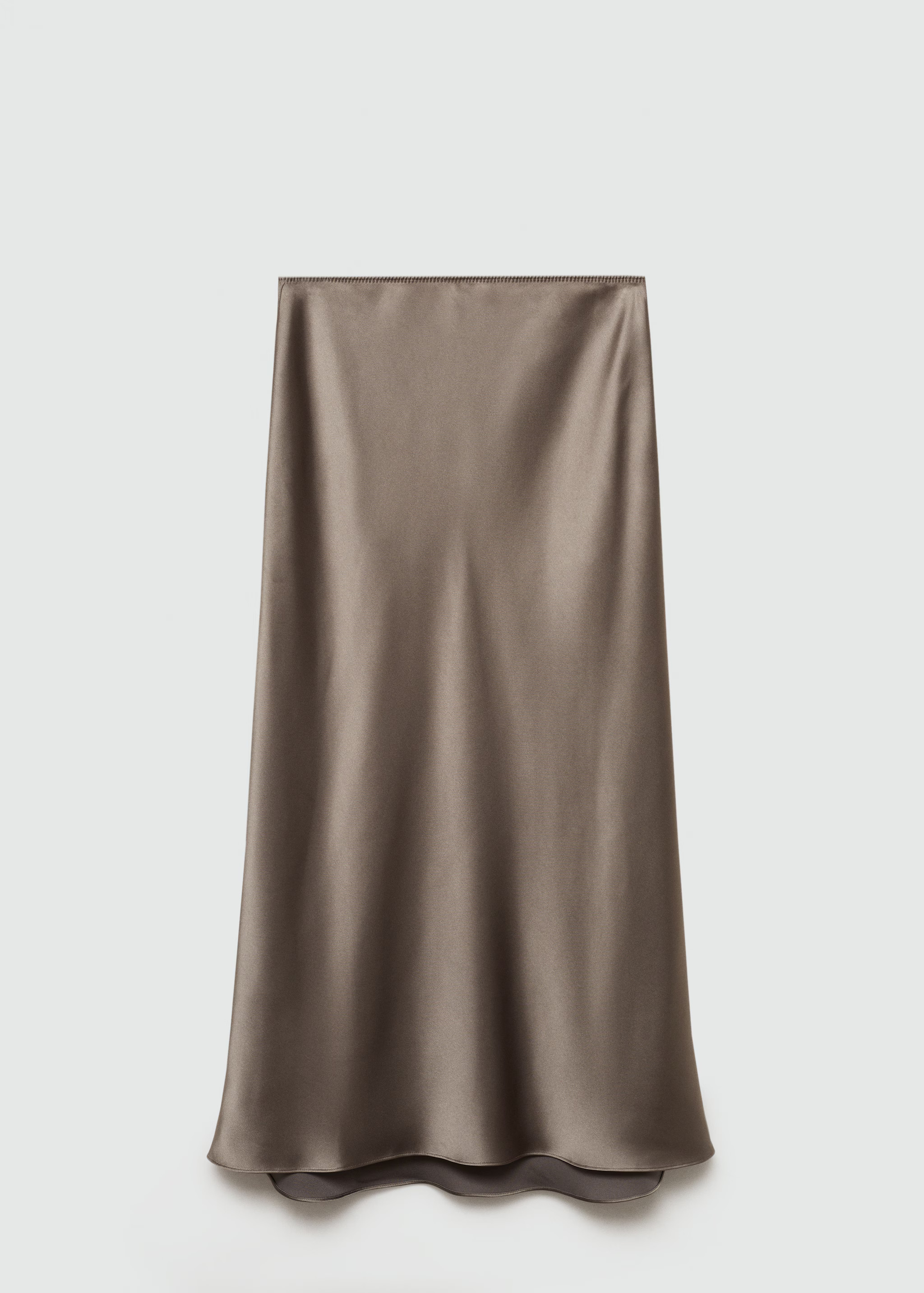 Satin long skirt | MANGO (US)