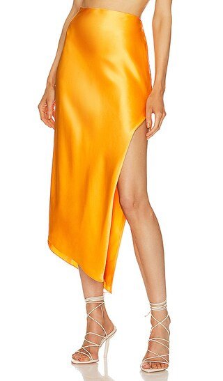 Bias Skirt in Kumquat | Revolve Clothing (Global)
