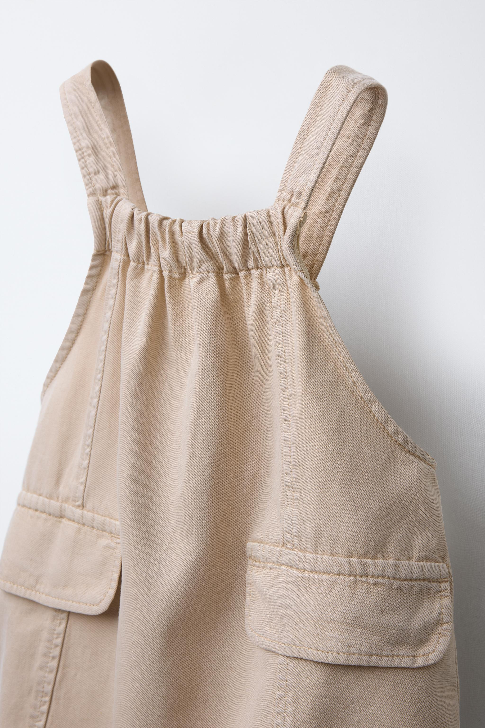 FLOWY PINAFORE DRESS | Zara US