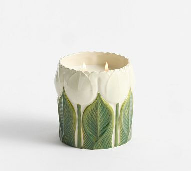 Vintage Tulip Candle - Flower Market | Pottery Barn (US)