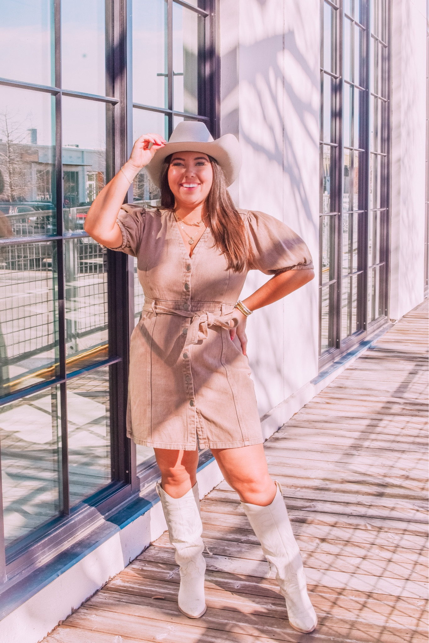 Rodeo Outfit Inspo! 🤠 this dress is $46 and fits tts! Wearing large and I’m 5’1 and 167 lbs! 

#LTKsalealert #LTKmidsize #LTKstyletip