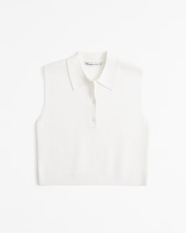 LuxeLoft Collared Vest | Abercrombie & Fitch (US)