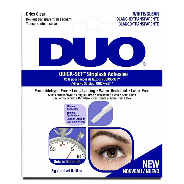 DUO Quick-Set Adhesive Clear, 0.18oz | Walmart (US)
