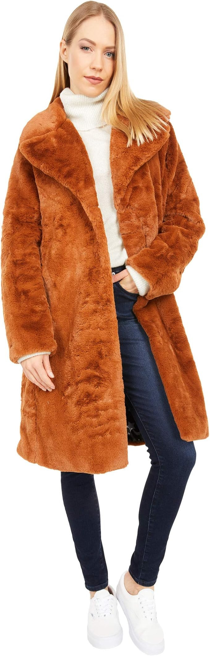 Avec Les Filles Bunny Faux Fur Coat | Amazon (US)