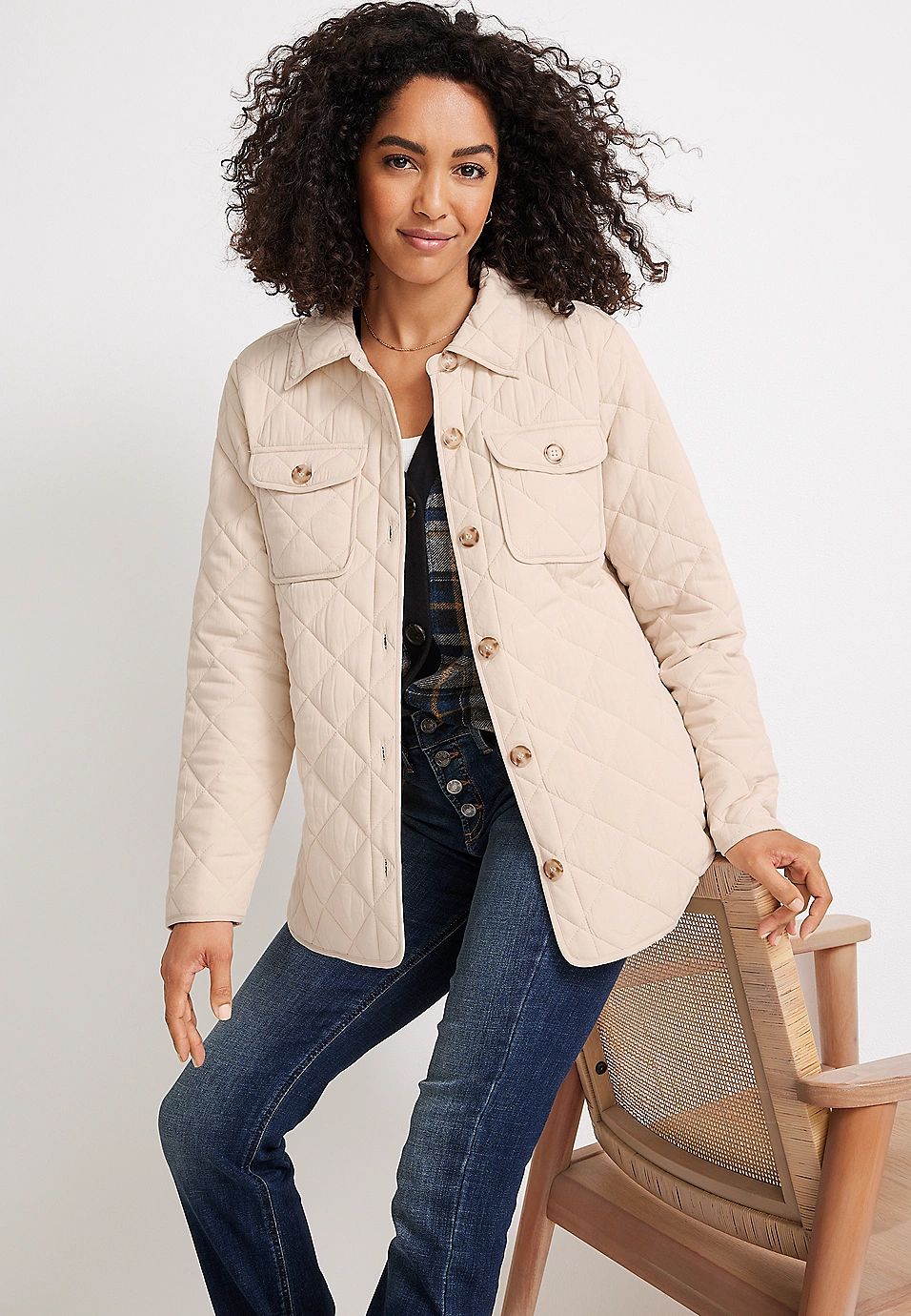 Quilted Shacket | Maurices