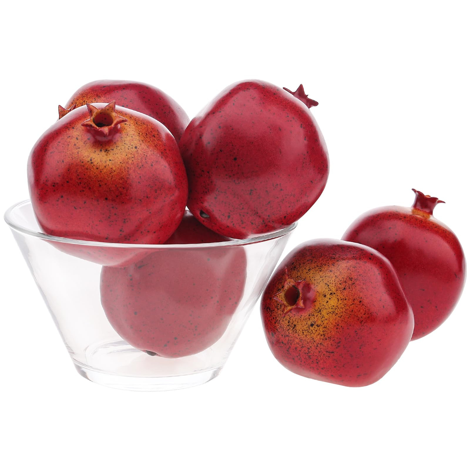 6pcs Artificial Pomegranate Fruit Decoration Fake Pomegranates Vivid Faux Fruits Decor Realistic ... | Amazon (US)