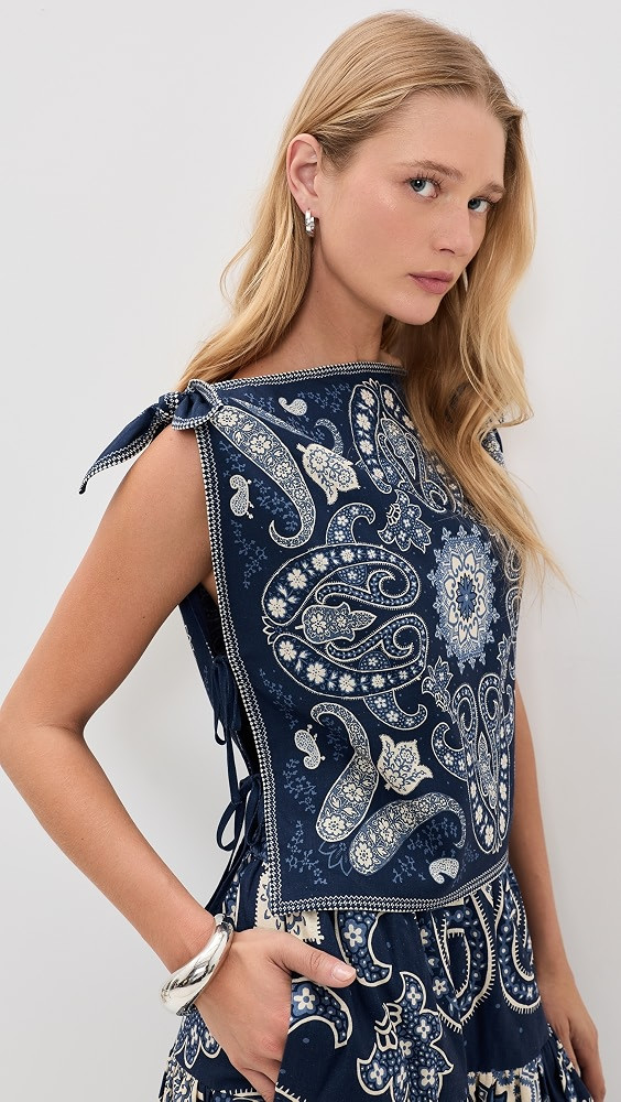 Emelina Print Sleeveless Top | Shopbop