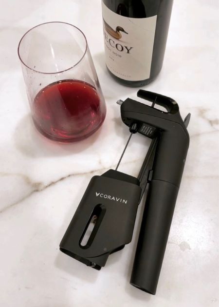 On sale 30% off! This wine system helps you pour wine without removing the cook. So no oxygen touches the wine and it will last longer! It would make a great gift!

#LTKhome #LTKsalealert #LTKGiftGuide