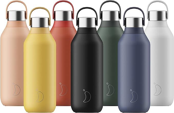Chilly's Series 2 Bottle - Leak-Proof, No Sweating - BPA-Free Stainless Steel - Reusable - Double... | Amazon (UK)