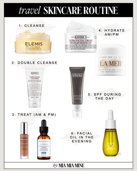 Travel skincare products 
Kiehls ultra facial moisturizer- save 25% with code MIA25
Kiehls ultra facial cleanser - save 25% with code MIA25



#LTKbeauty #LTKunder100 #LTKsalealert
