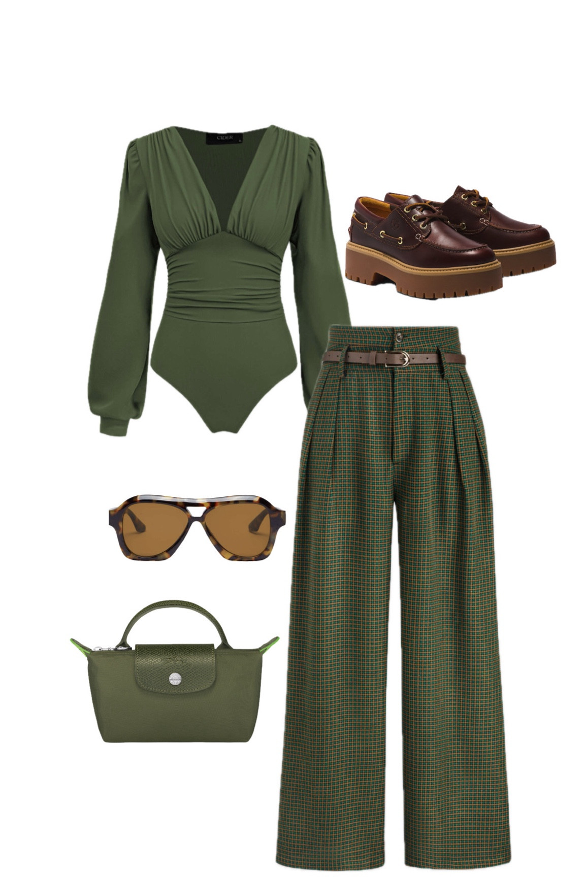 Green&brown outfit #longchamp #lepliageS #cider #shopcider #greenoutfit #timberland 

#LTKeurope #LTKitalia #LTKautumn