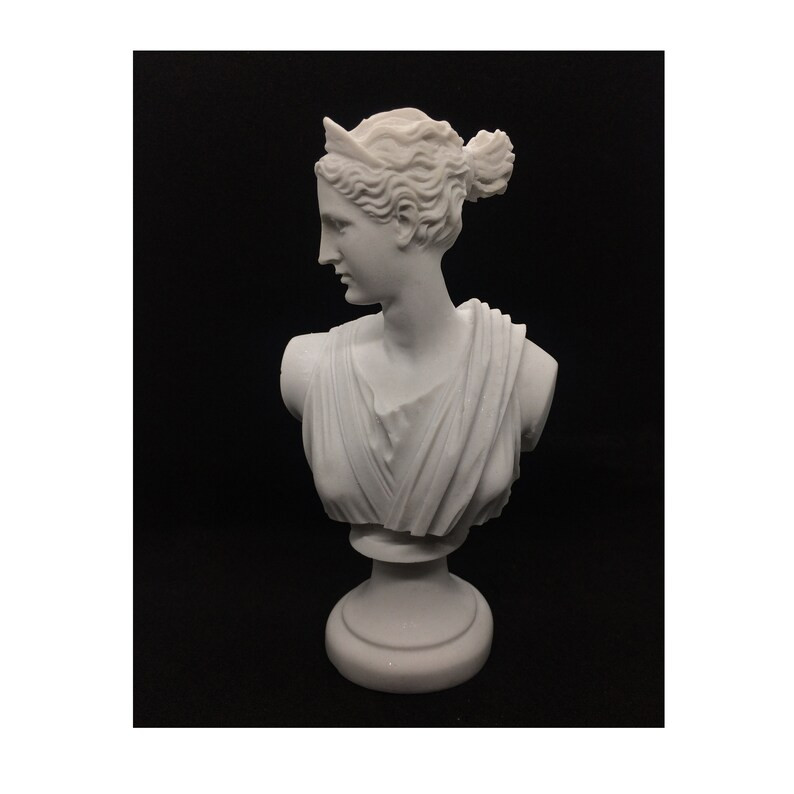Artemis Diana Bust Greek Goddess Ancient Sculpture | Etsy (US)