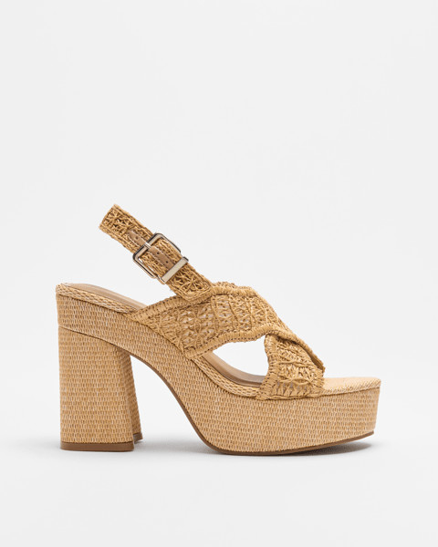 Womens Platform Heel - Pippa - Natural | Target AU