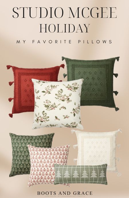 Studio McGee holiday collection is out at target! Grab them quick before they sell out. Here are my favorite pillows for Christmas  

#LTKSeasonal #LTKHoliday #LTKhome