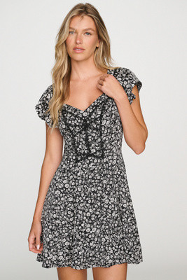 By Anthropologie Corset-Inspired Mini Dress | Anthropologie (US)
